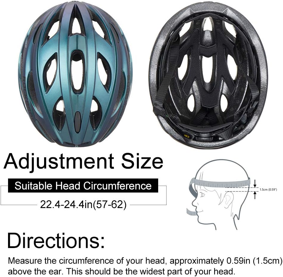 ROCKBROS Lightweight Cycling Helmet with Removable Goggles Sun Visor