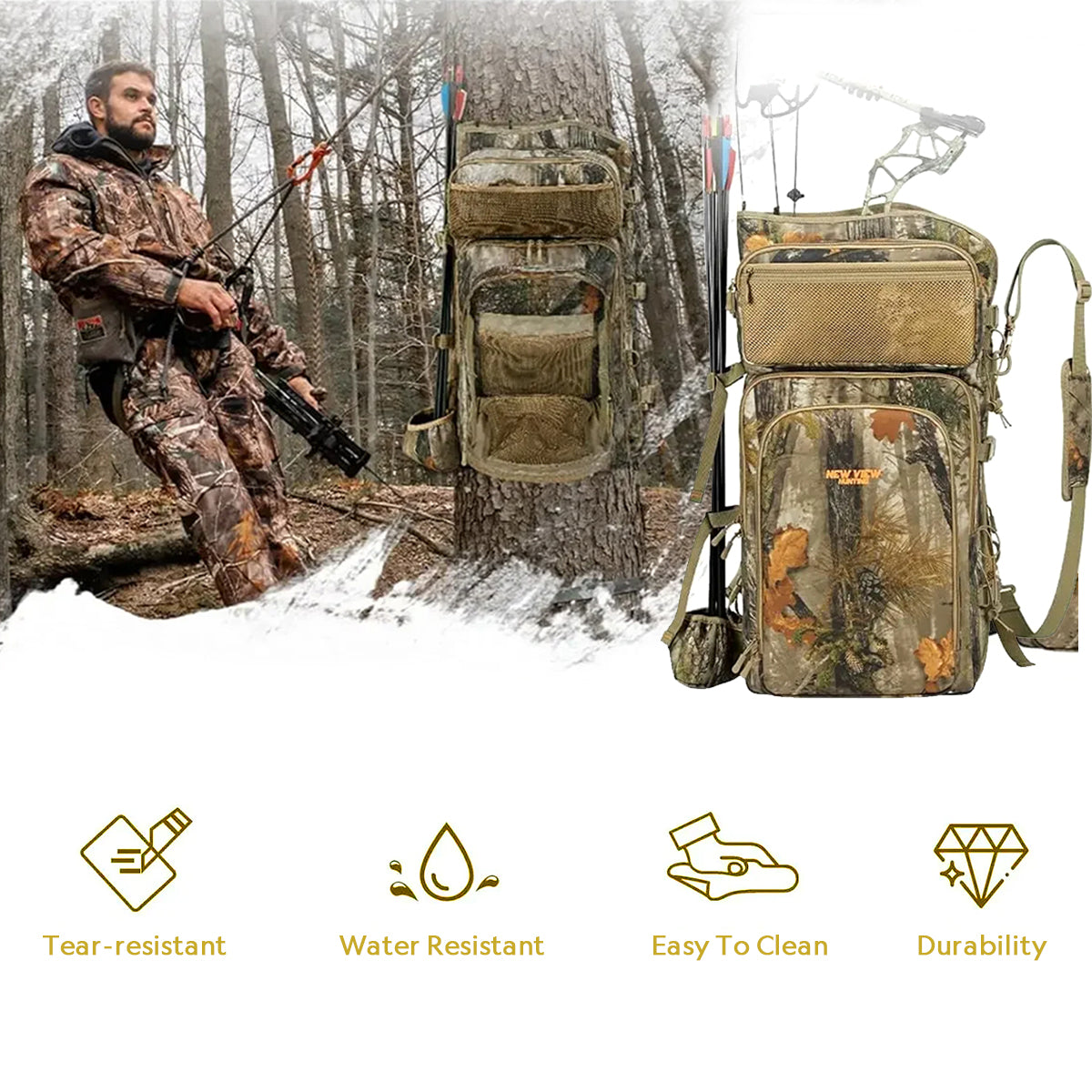 Birch Camo Bow Hunting Backpack