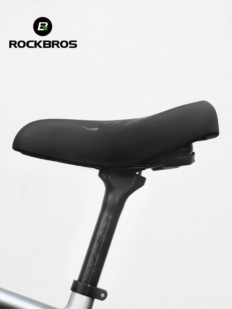ROCKBROS Comfort Shock Absorption Bike Saddle Soft Wide Seat for Men Women
