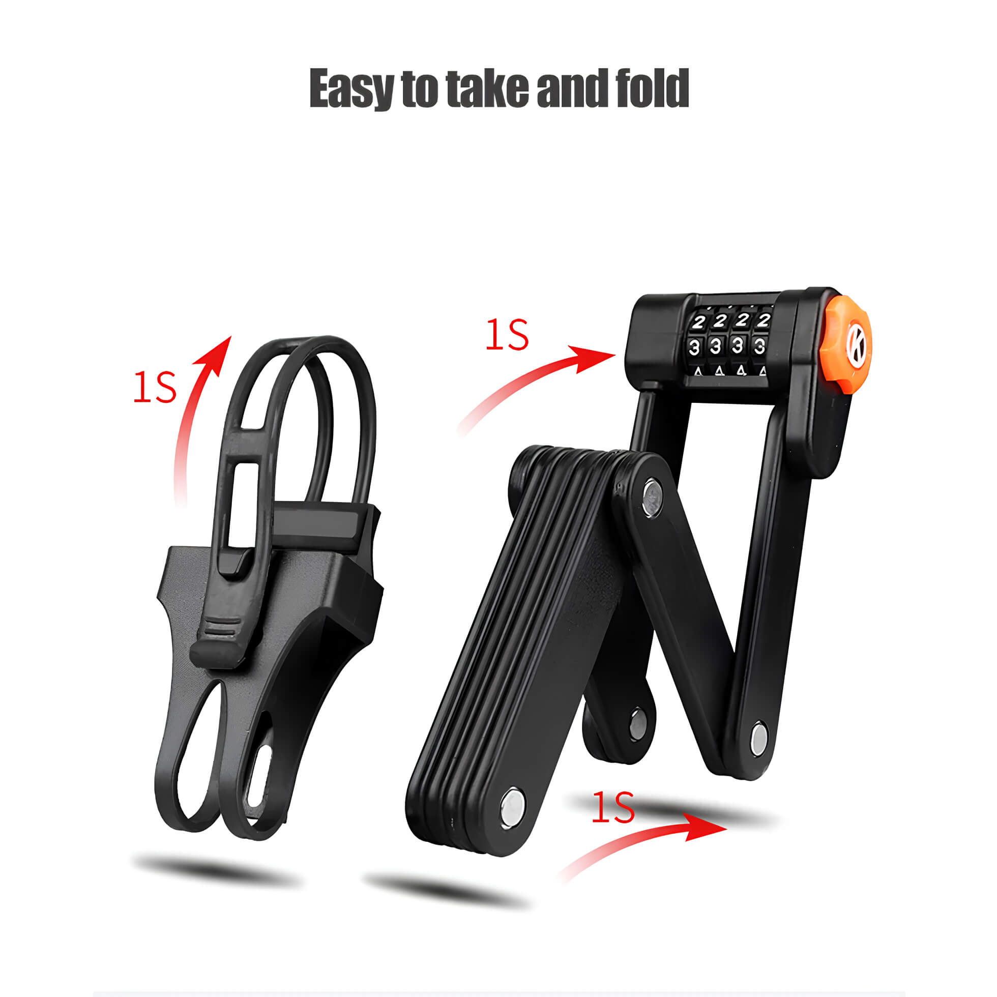 Alloy Steel Folding Password Lock