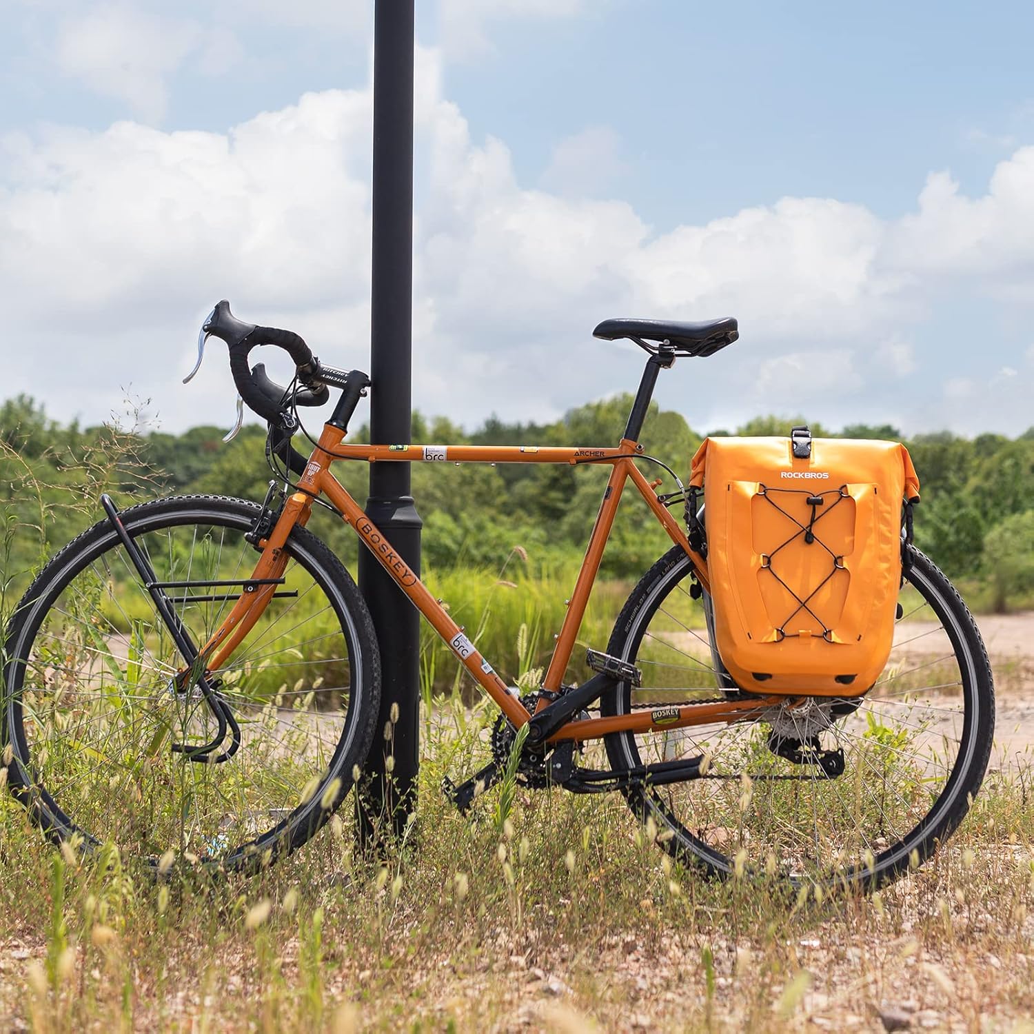 ROCKBROS 32L Waterproof Bike Panniers Durable Spacious Easy to Install