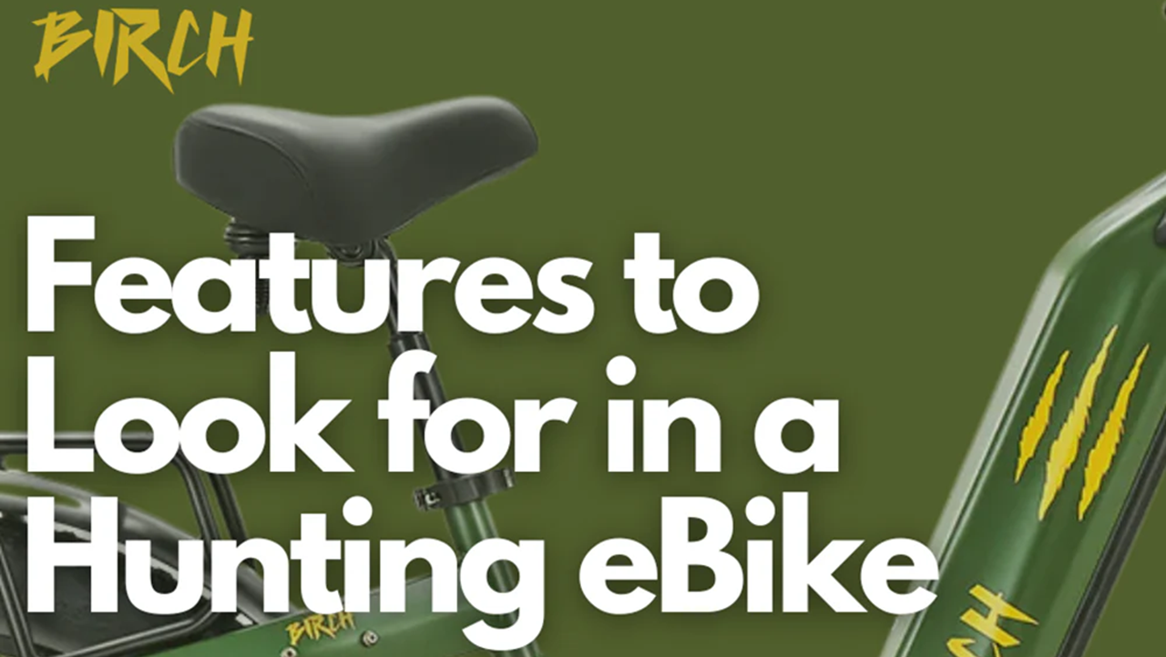 Essential Features to Look for in a Hunting eBike