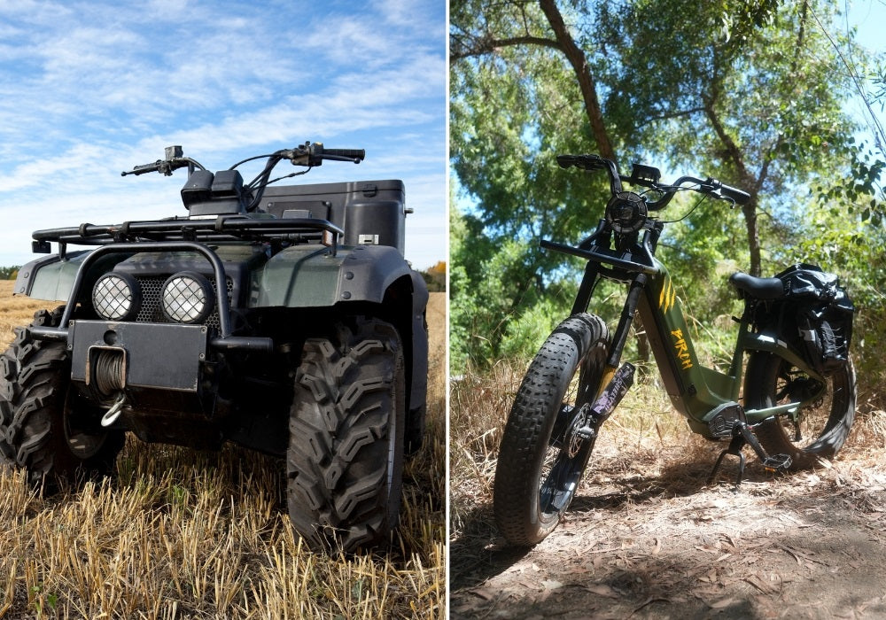 Hunting eBikes vs. ATVs: Choosing the Right Vehicle for Your Hunt