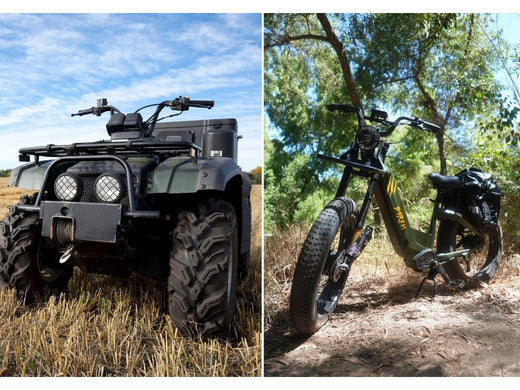 Hunting eBikes vs. ATVs: Choosing the Right Vehicle for Your Hunt