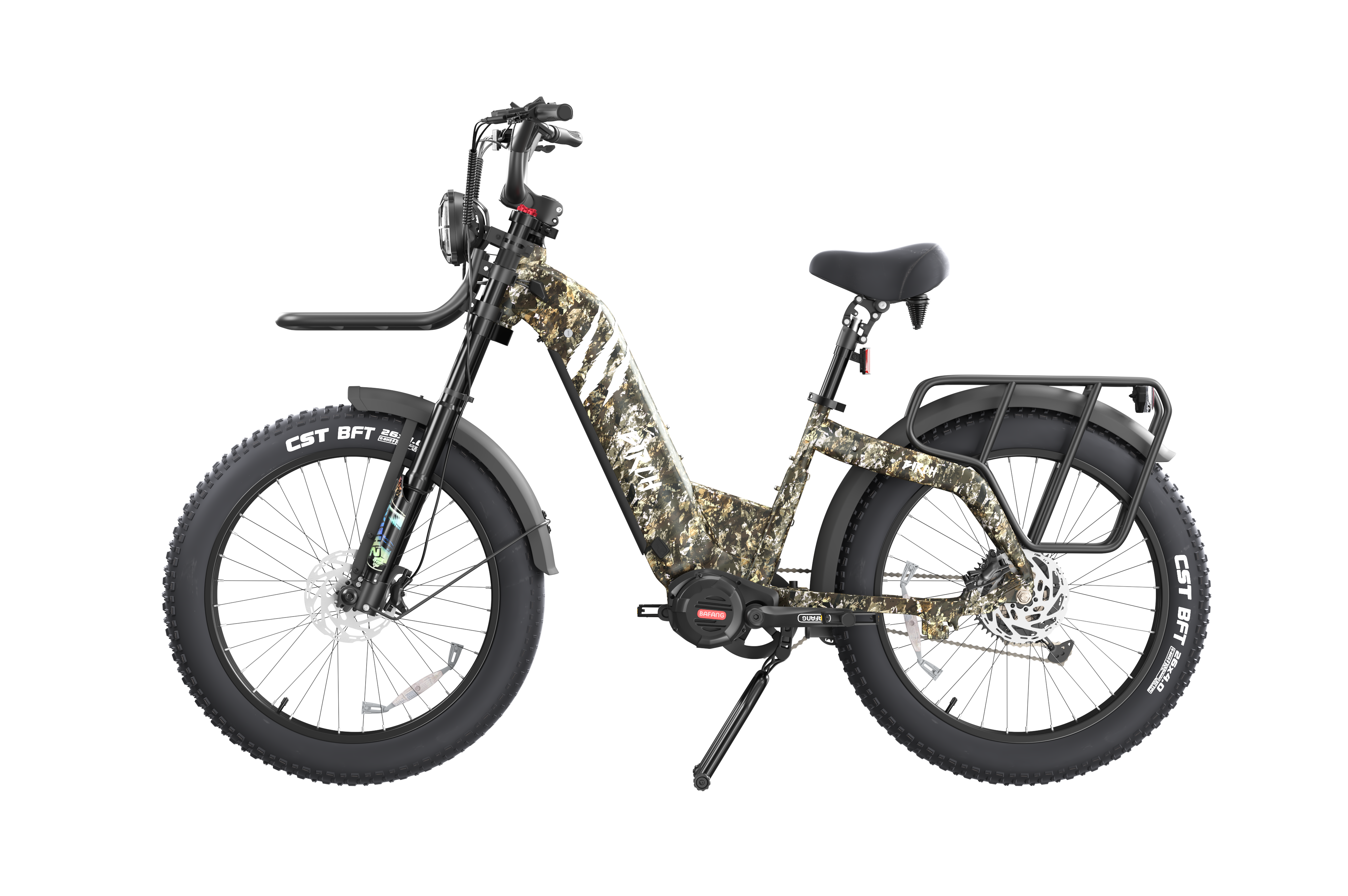 electric bicycle mid drive Birch Direwolf 1000W Mid-Drive Electric Hunting Bike