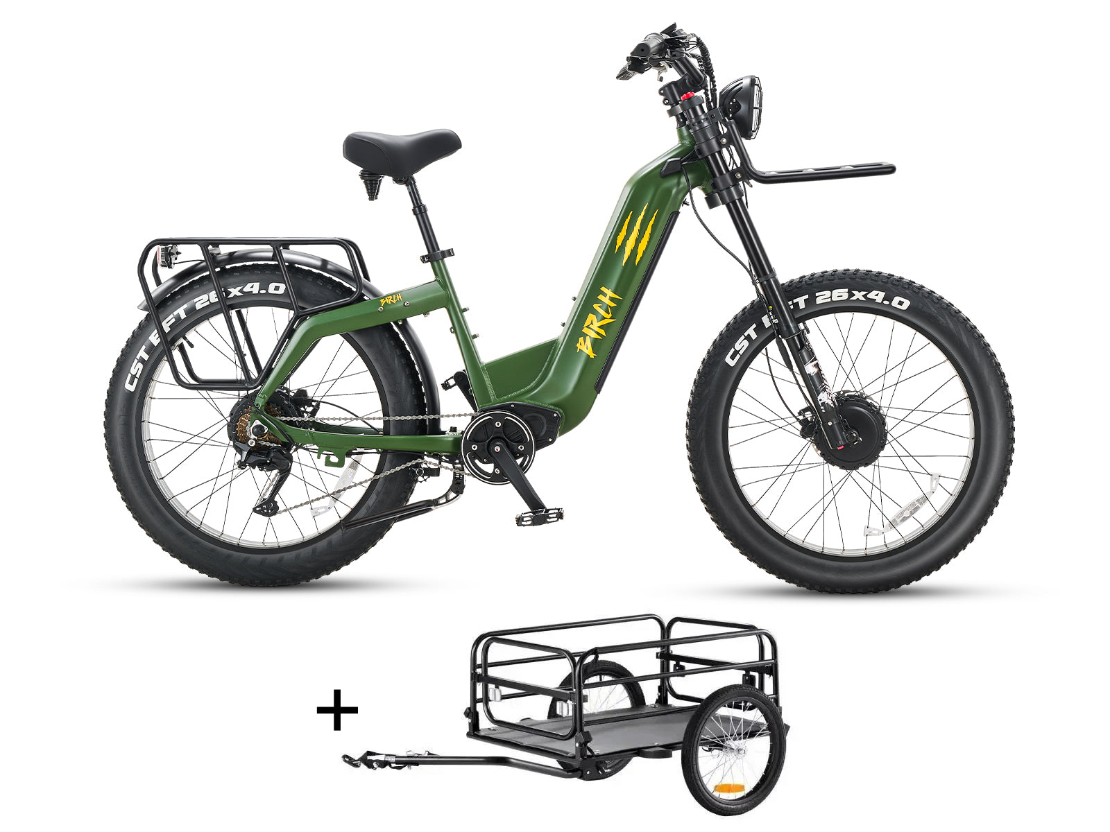 Birch Grolar AWD Hunting Cargo Trailer Set