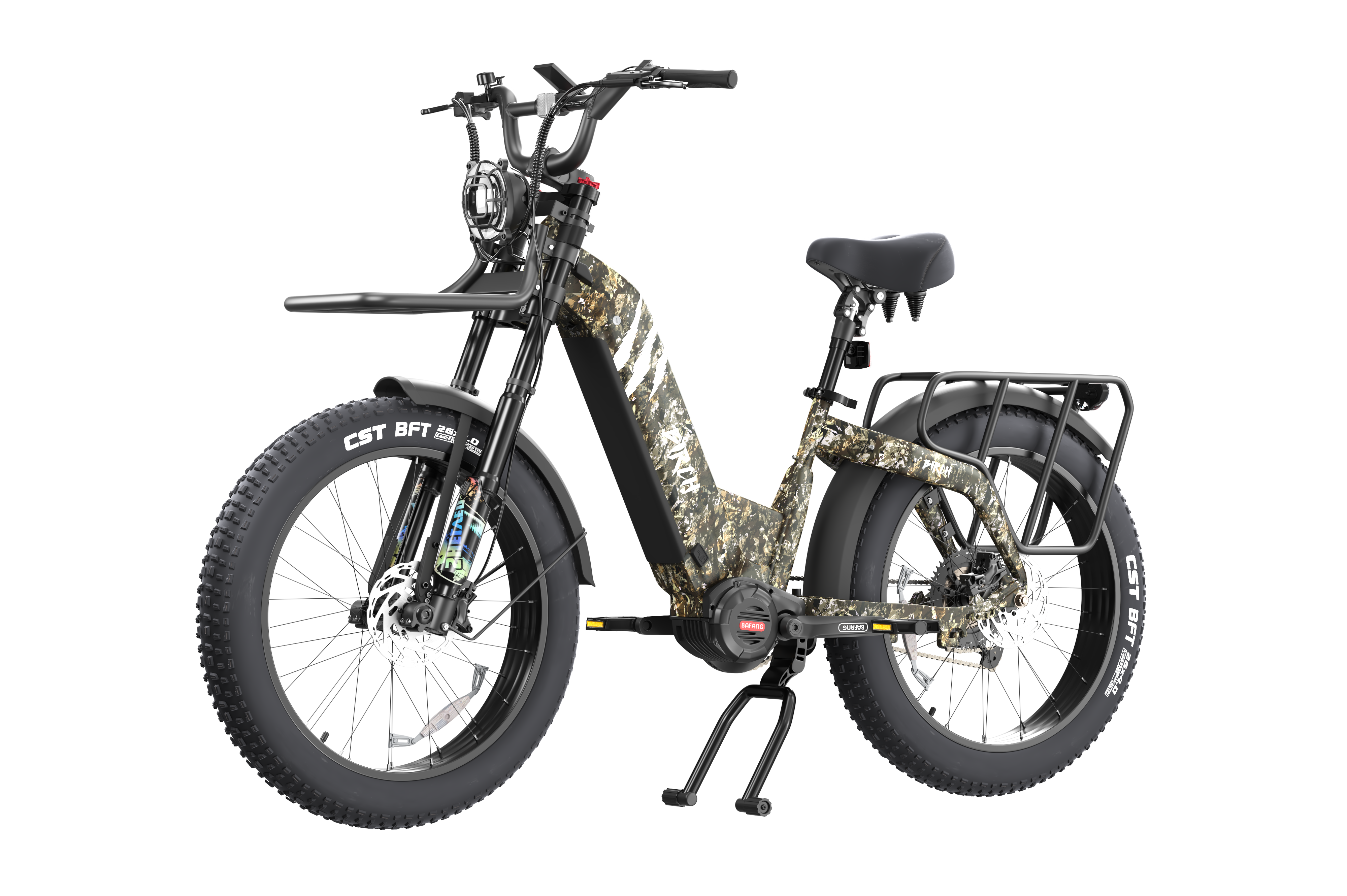 Birch Direwolf No Engine Noise Electric Hunting Bicycle | 1000W Mid-Drive, 1200Wh Battery, UL 2849 Certified Fat Tire Ebike Birch Direwolf No Engine Noise Electric Hunting Bicycle | 1000W Mid-Drive, 1200Wh Battery, UL 2849 Certified Fat Tire Ebike