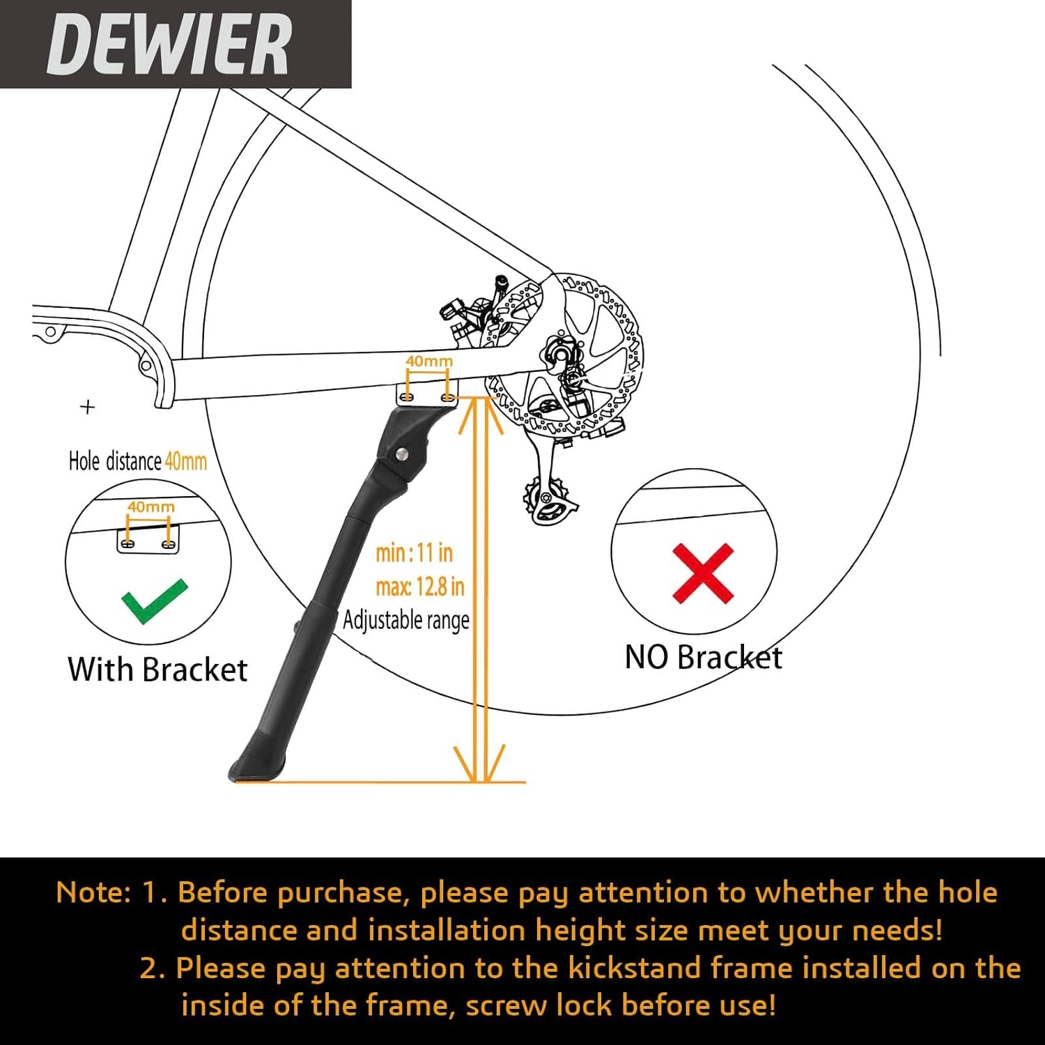 Birch Grolar  Aluminum Adjustable Kickstand