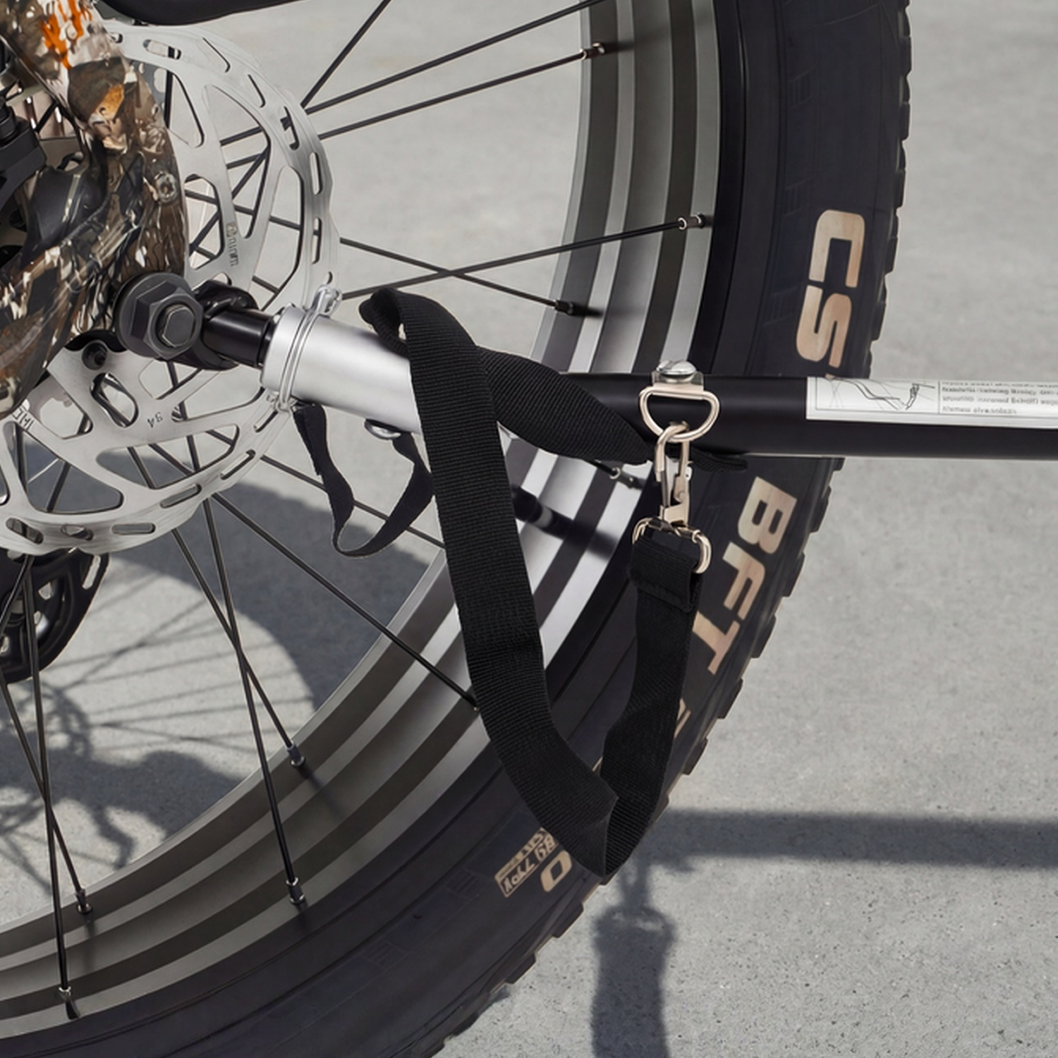 Birch Fat Tire Folding eBike Cargo Trailer for Hunting