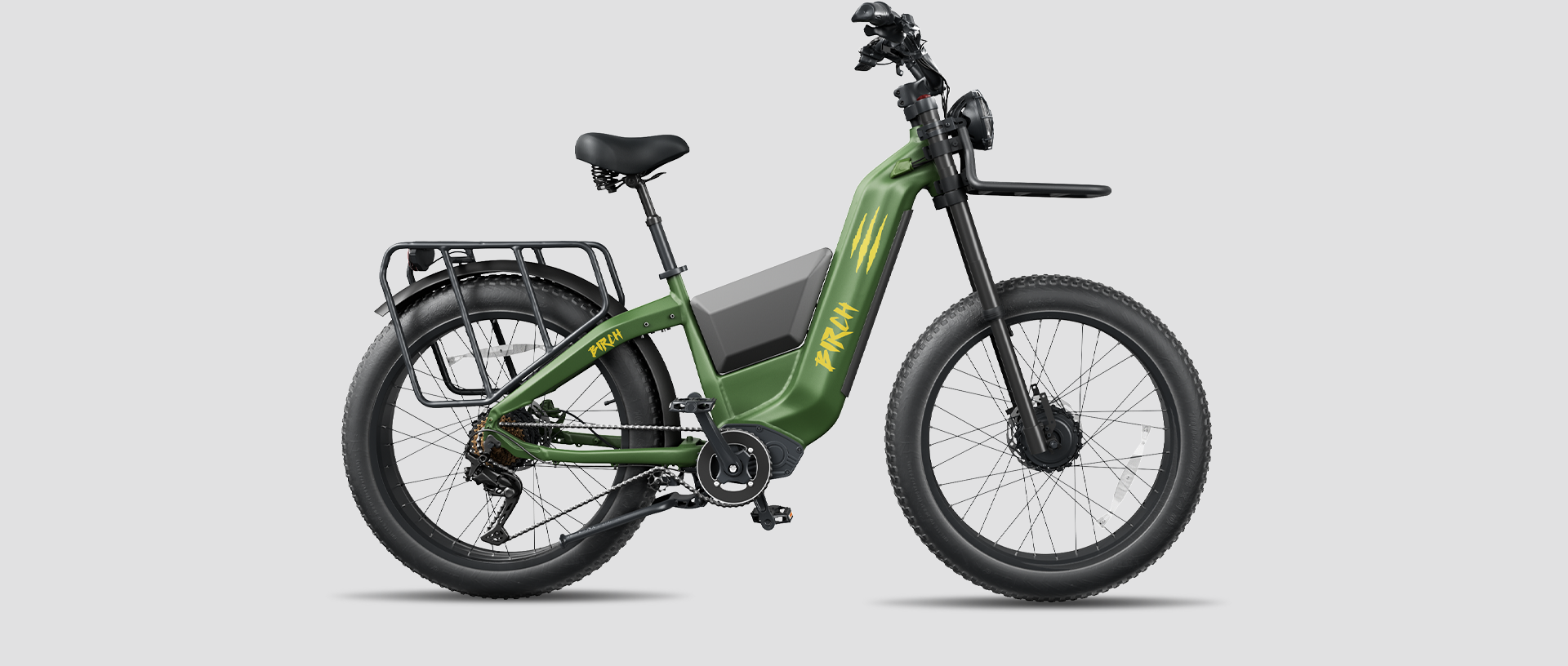 Grolar Dual-Motor Hunting Electric Fat Bike design