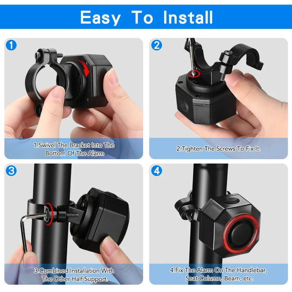 Bike Phone Mount 1s Lock Bike