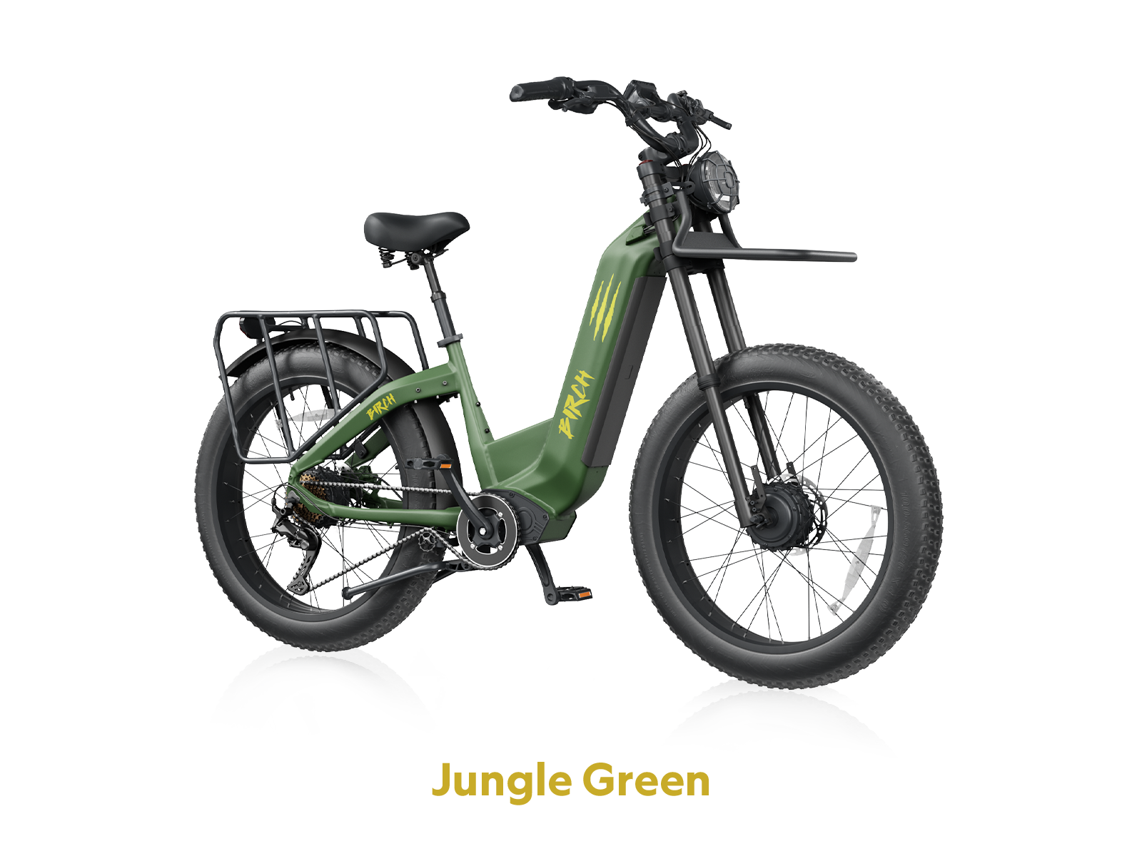 Jungle green hunting bike