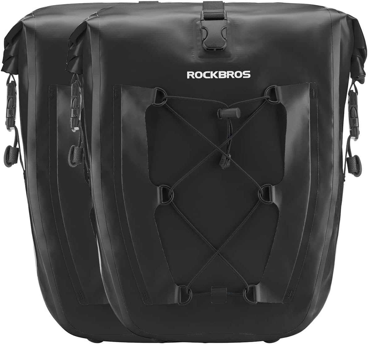 ROCKBROS 32L Waterproof Bike Panniers Durable Spacious Easy to Install