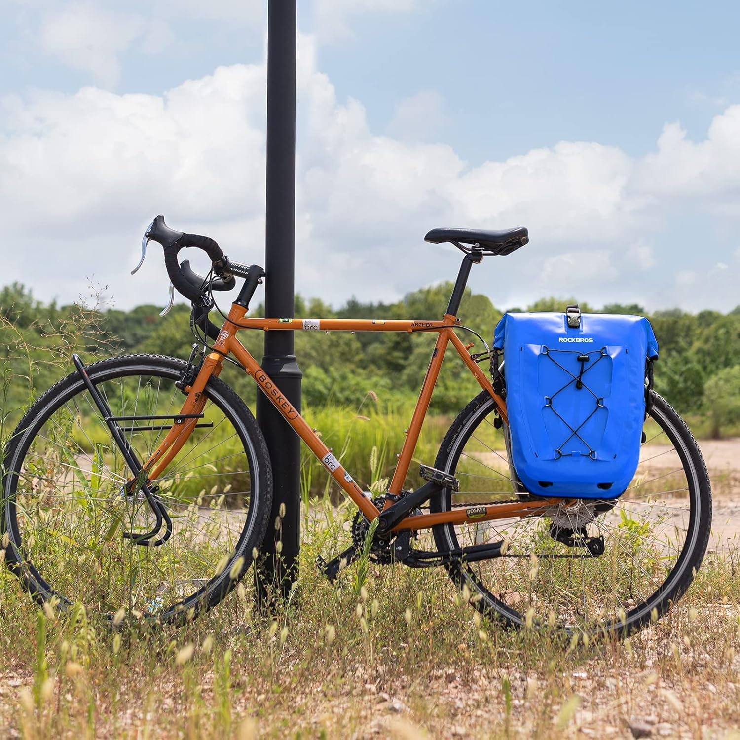 ROCKBROS 32L Waterproof Bike Panniers Durable Spacious Easy to Install